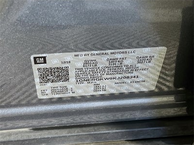 2019 Chevrolet Traverse LT Cloth w/1LT