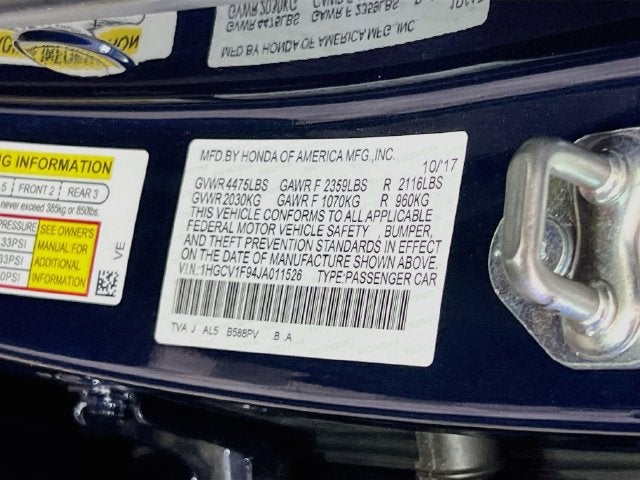 2018 Honda Accord Touring