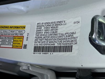 2024 Honda Accord Hybrid Touring