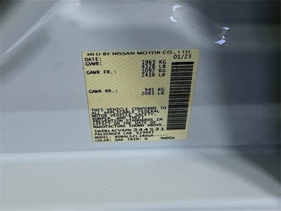 2023 Nissan Altima 2.5 SR