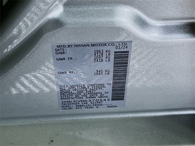 2024 Nissan Altima 2.5 SR