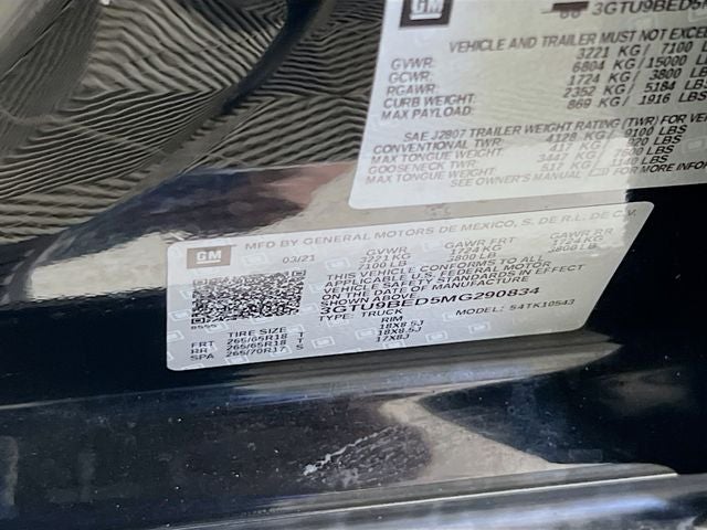 2021 GMC Sierra 1500 SLE