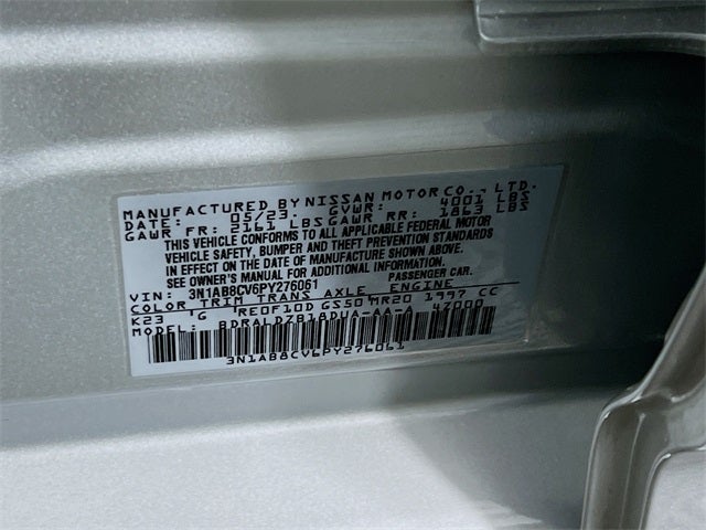 2023 Nissan Sentra SV