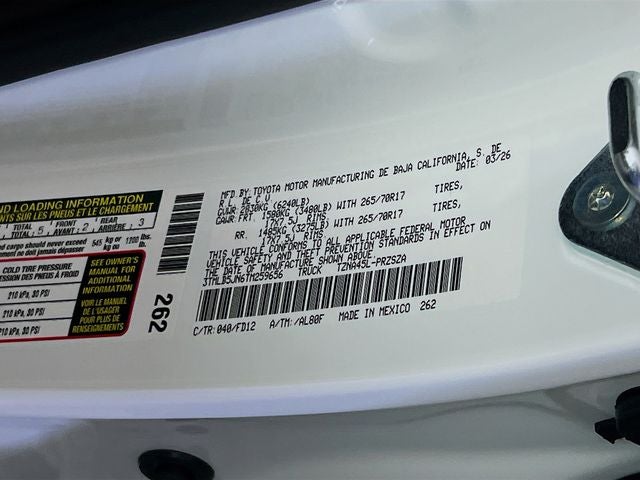 2026 Toyota Tacoma TRD Off-Road