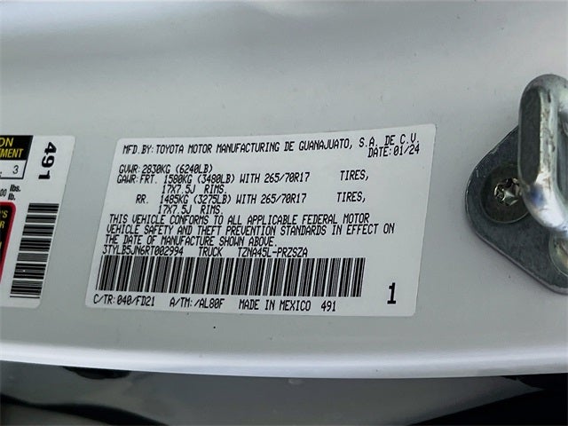 2024 Toyota Tacoma TRD Off-Road