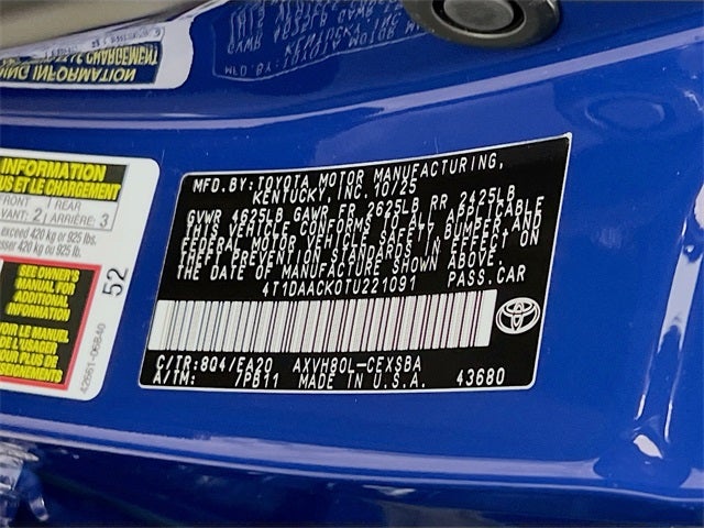 2026 Toyota Camry SE