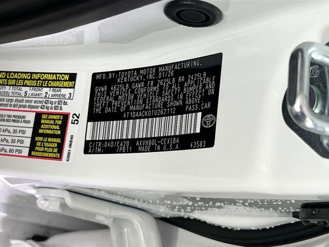 2026 Toyota Camry SE