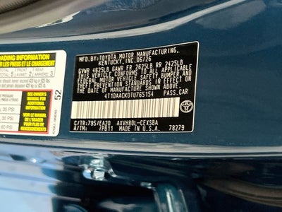 2026 Toyota Camry SE