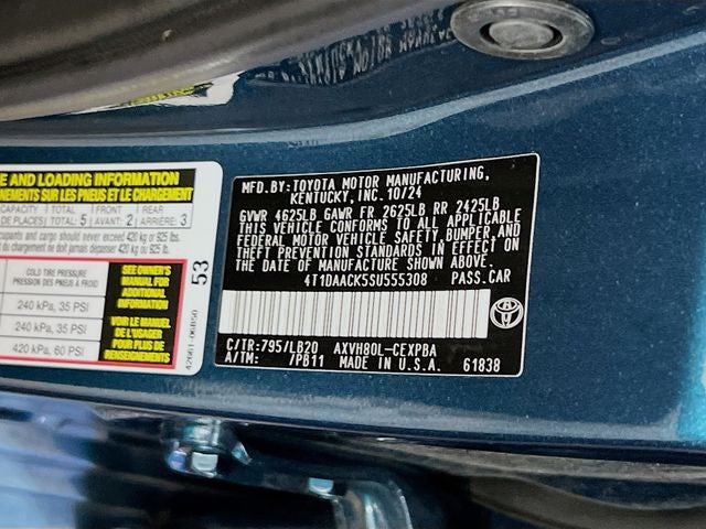 2025 Toyota Camry XSE