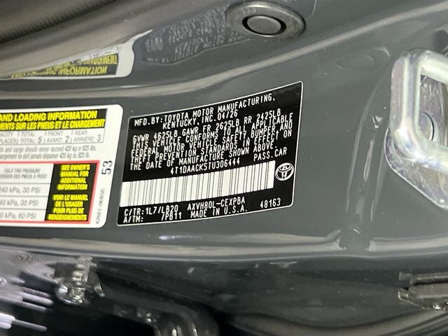 2026 Toyota Camry XSE