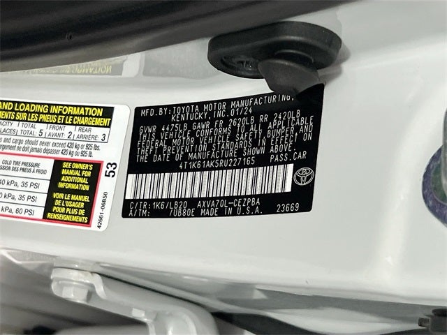 2024 Toyota Camry XSE