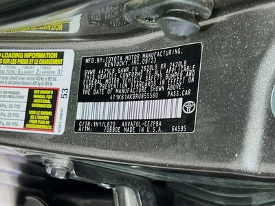 2024 Toyota Camry XSE