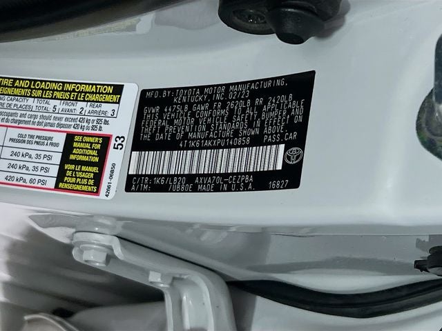 2023 Toyota Camry XSE