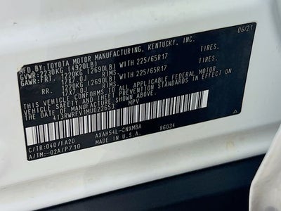 2021 Toyota RAV4 Hybrid XLE