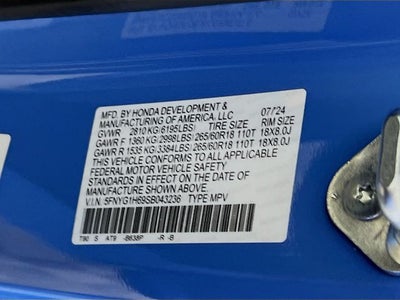 2025 Honda Pilot TrailSport