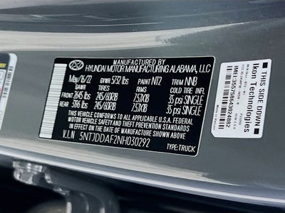 2022 Hyundai Santa Cruz SEL Premium