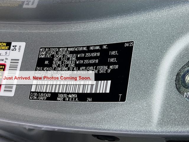 2025 Toyota Grand Highlander XLE