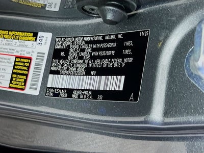 2026 Toyota Sienna Limited 7 Passenger