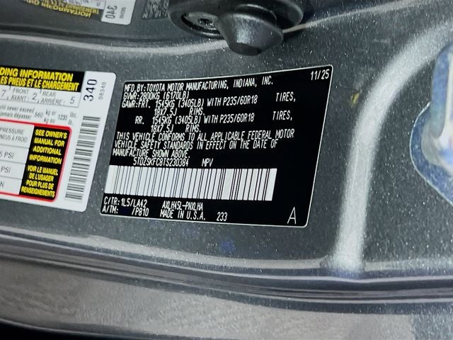 2026 Toyota Sienna Limited 7 Passenger