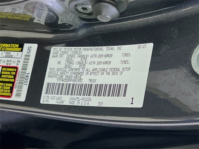 2023 Toyota Tundra Platinum