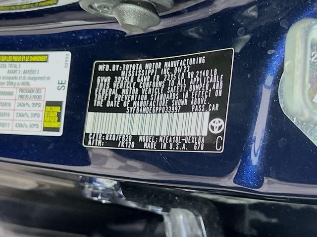 2023 Toyota Corolla LE