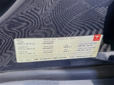 2017 Tesla Model S 75