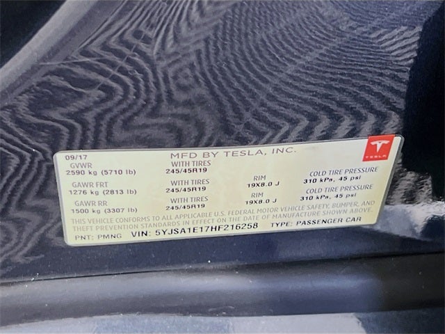 2017 Tesla Model S 75