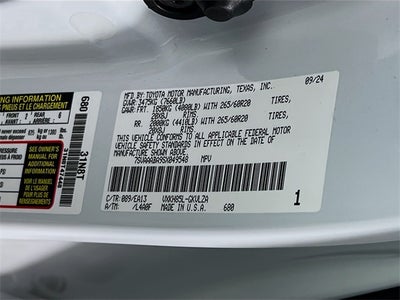 2025 Toyota Sequoia Limited