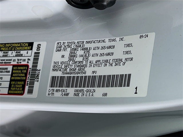 2025 Toyota Sequoia Limited