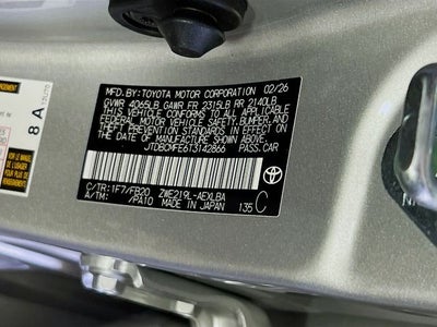 2026 Toyota Corolla Hybrid LE