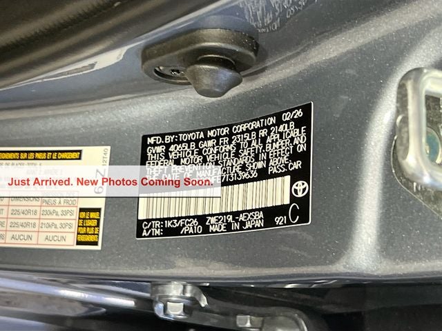 2026 Toyota Corolla Hybrid SE