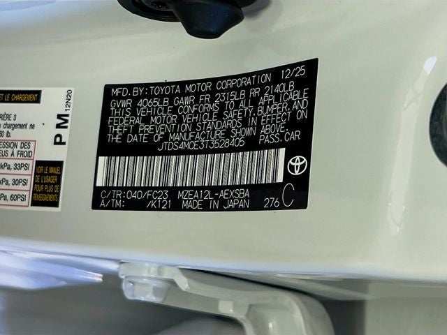 2026 Toyota Corolla SE