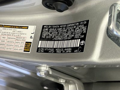 2026 Toyota Corolla Hatchback SE