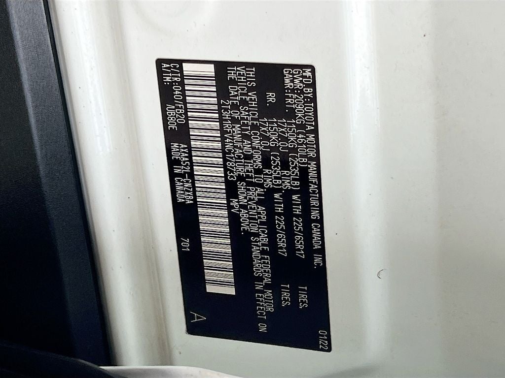 2022 Toyota RAV4 LE