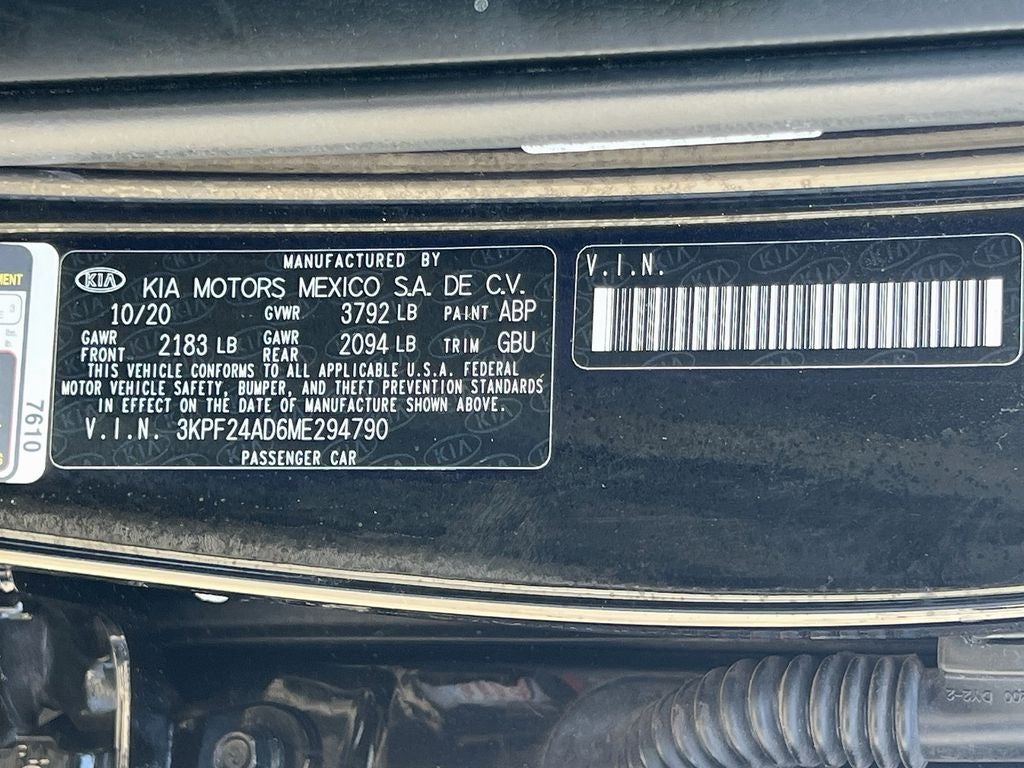 2021 Kia Forte LXS