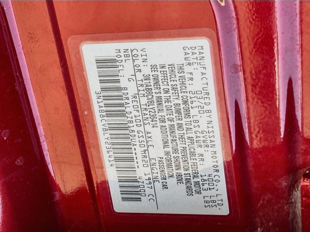 2020 Nissan Sentra SV