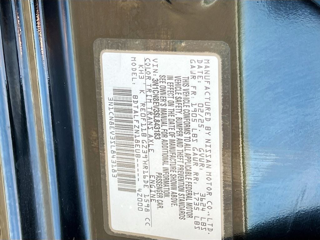 2025 Nissan Versa 1.6 SV