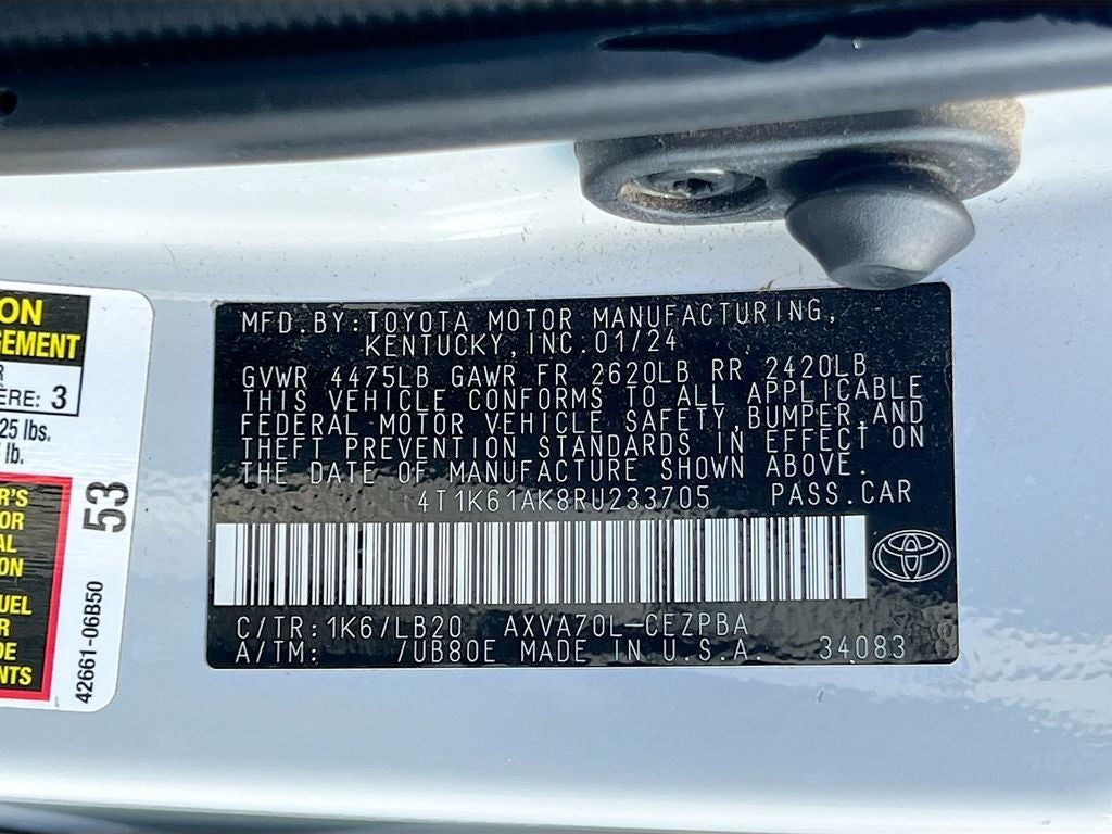 2024 Toyota Camry XSE