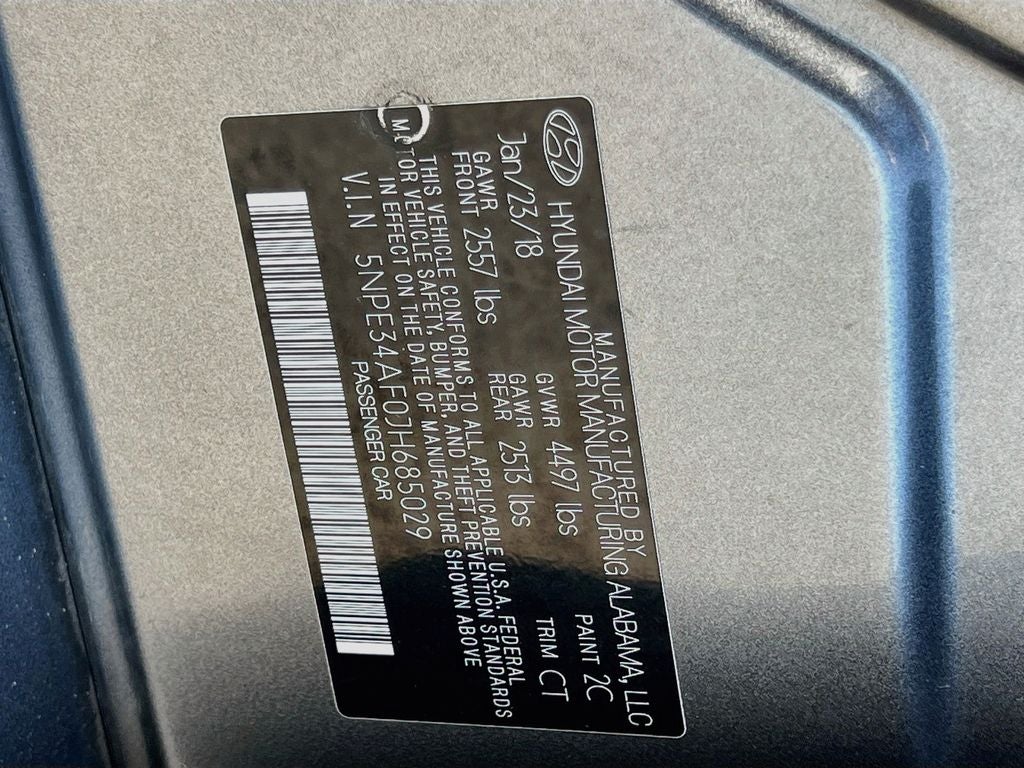 2018 Hyundai Sonata Sport
