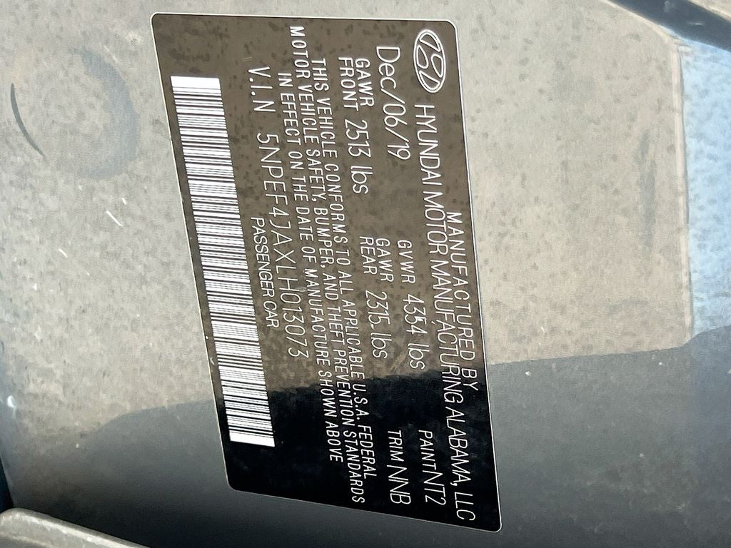 2020 Hyundai Sonata SEL