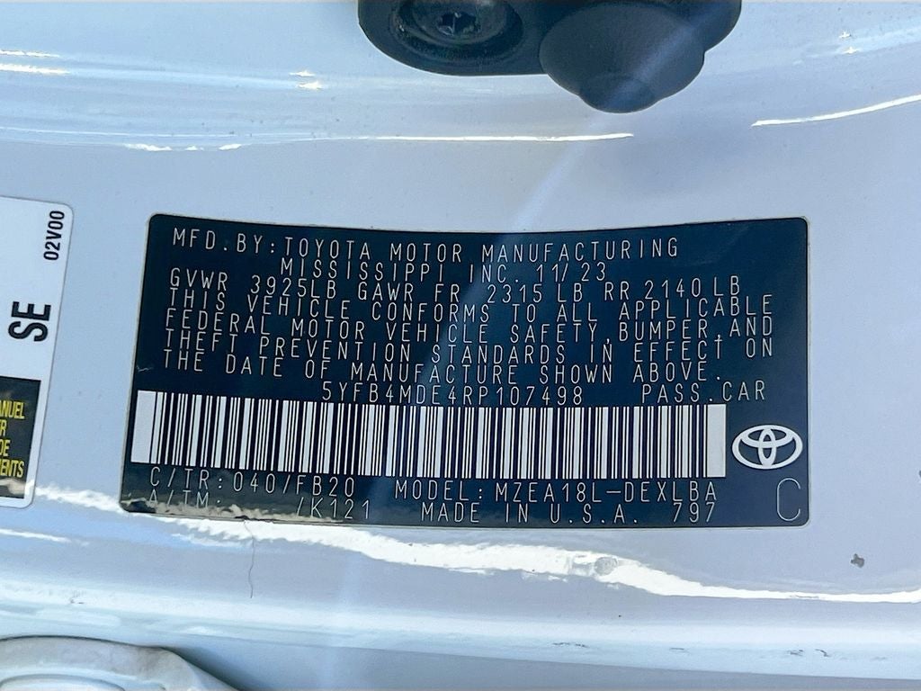 2024 Toyota Corolla LE