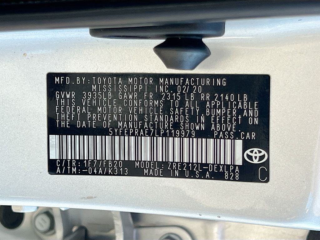 2020 Toyota Corolla LE