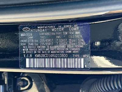 2024 Hyundai Tucson Hybrid Blue