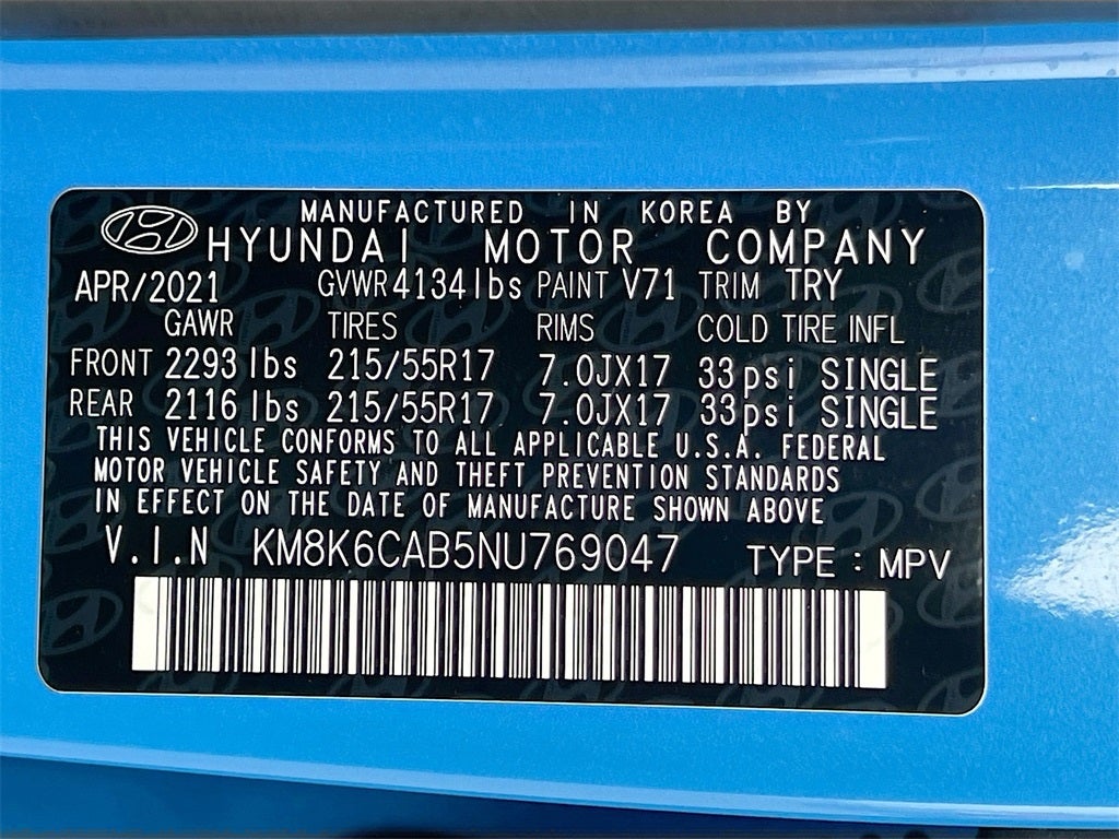 2022 Hyundai Kona SEL