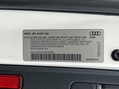 2022 Audi A4 45 S line Premium Plus quattro