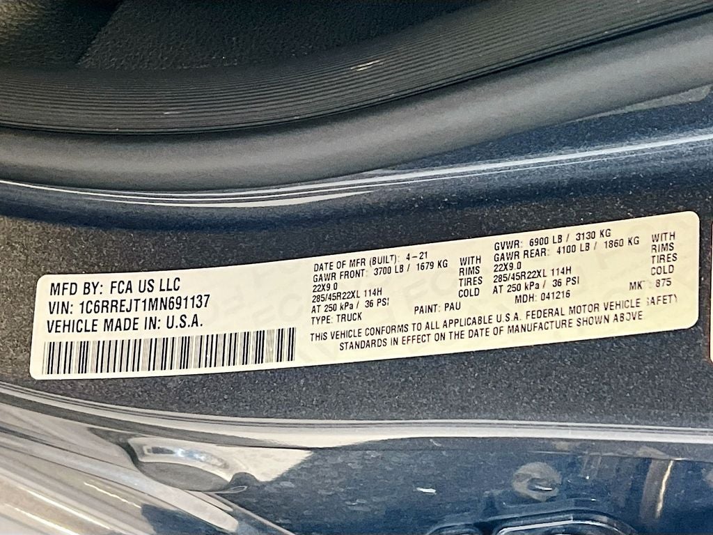 2021 RAM 1500 Laramie