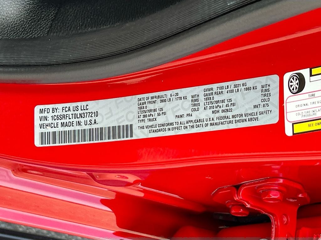 2020 RAM 1500 Rebel