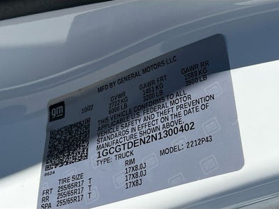 2022 Chevrolet Colorado Z71