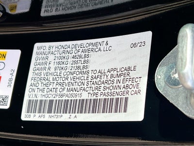 2023 Honda Accord Hybrid Sport