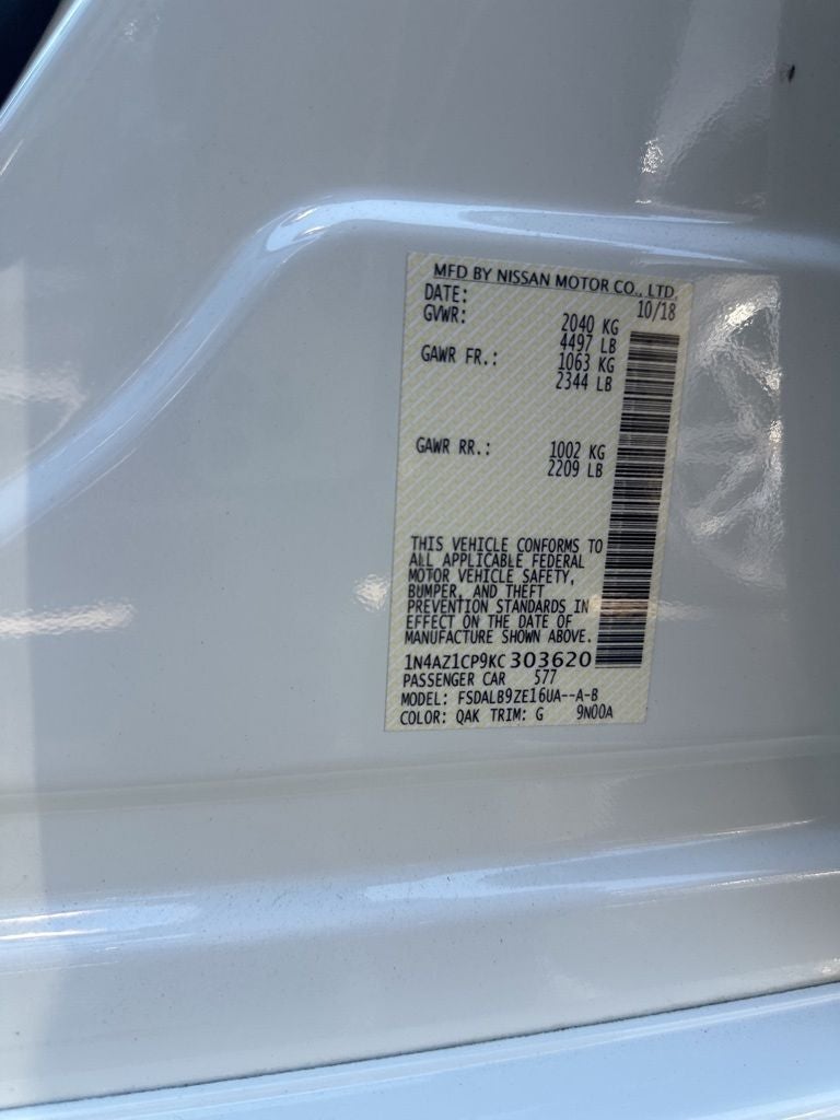 2019 Nissan Leaf S